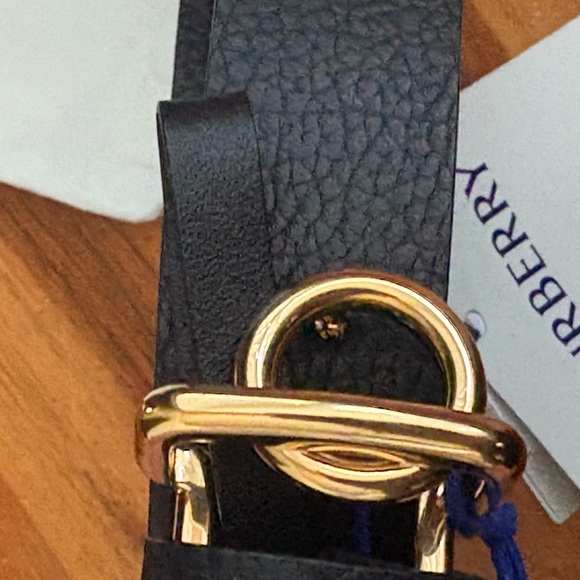 Burberry Rocking Horse Leather Belt, Black - Picture 11 of 13